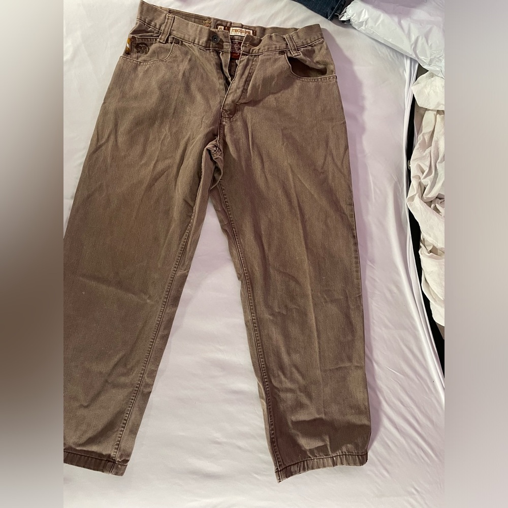 Mecca jeans vintage 32w 32l brown bootleg excellent condition